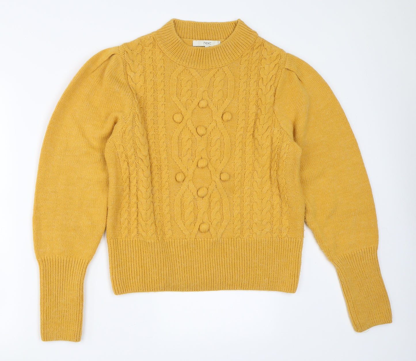 NEXT Womens Yellow   Pullover Jumper Size 14