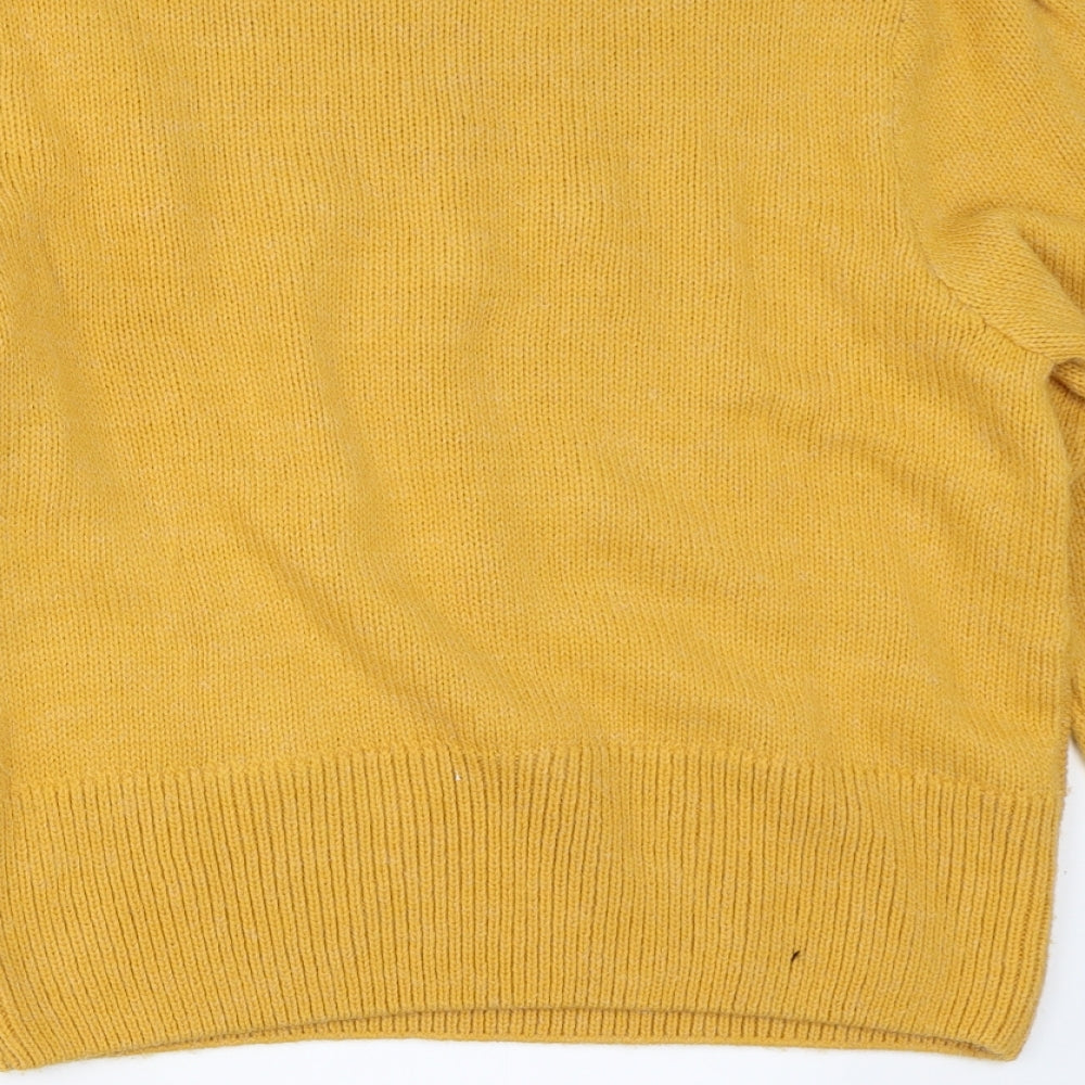 NEXT Womens Yellow   Pullover Jumper Size 14