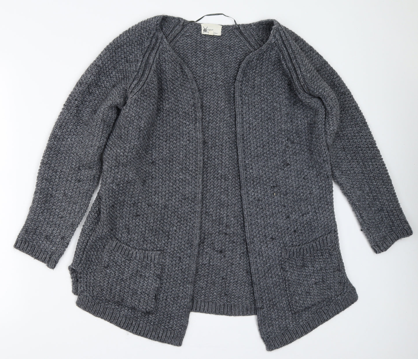 NEXT Womens Grey   Cardigan Jumper Size M