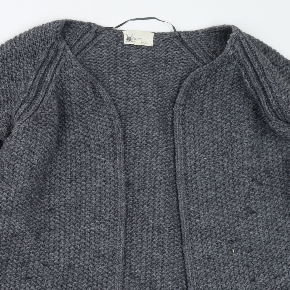 NEXT Womens Grey   Cardigan Jumper Size M