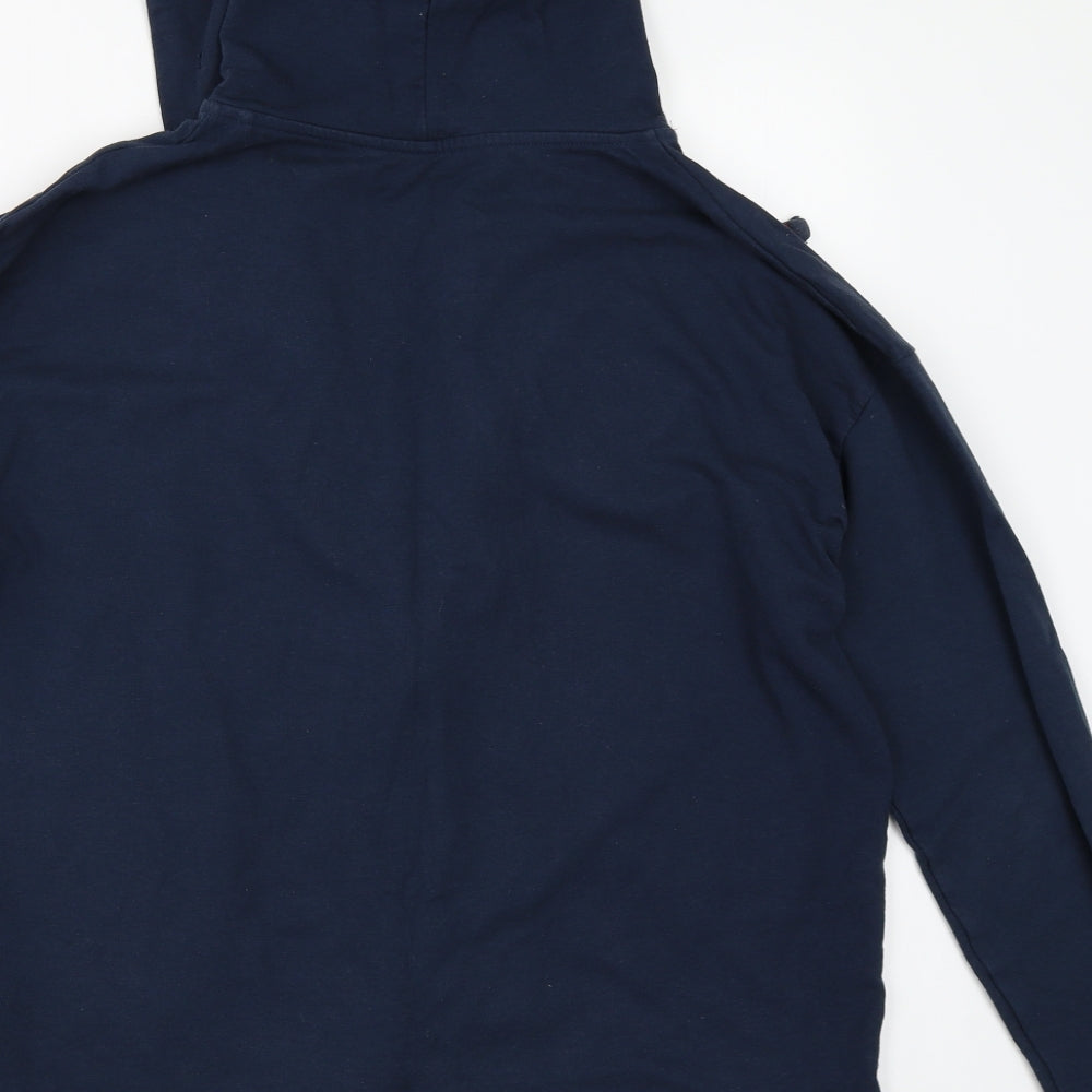 Weird Fish Womens Blue   Full Zip Hoodie Size 14
