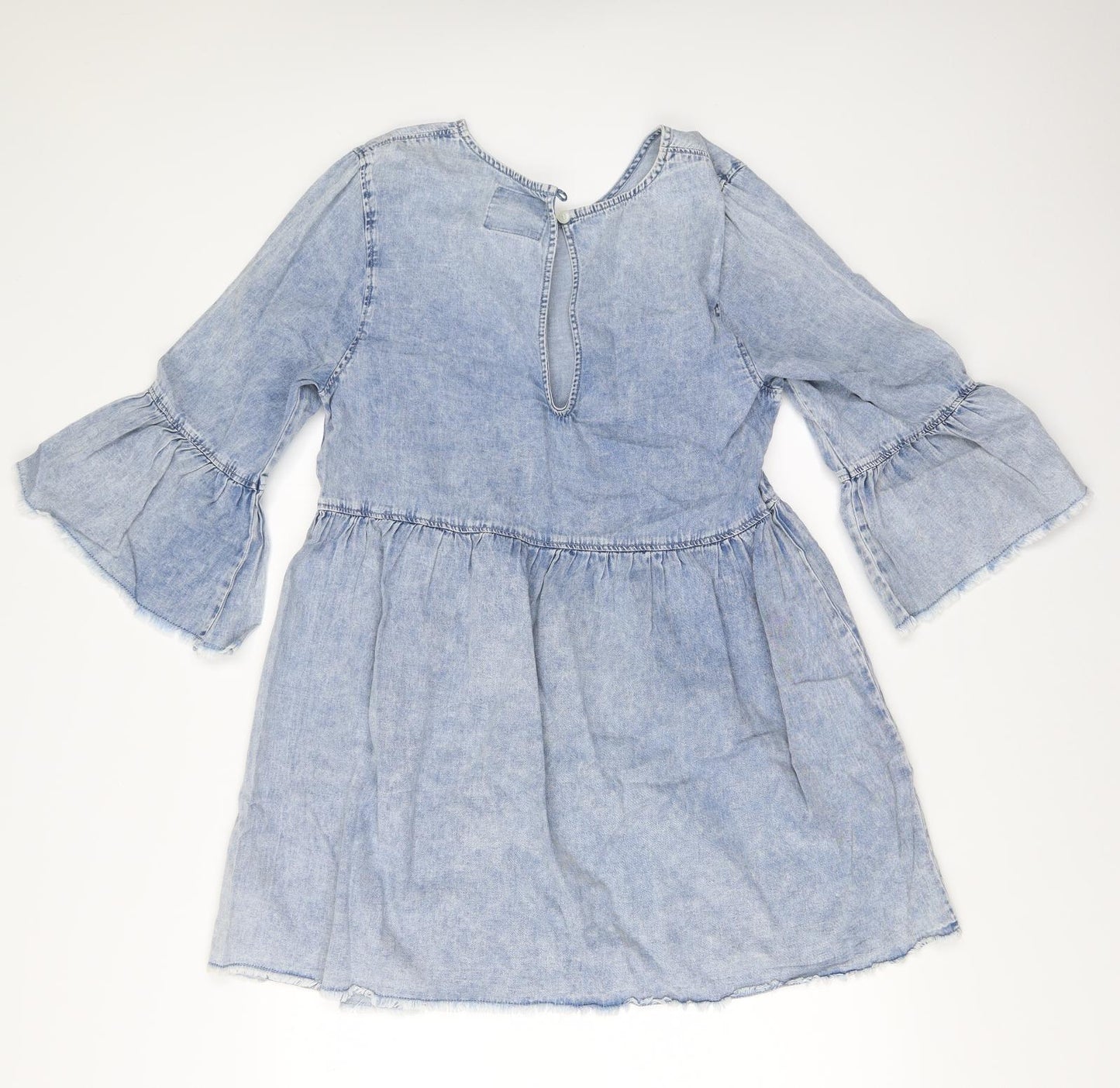 Primark Womens Blue  Denim Fit & Flare  Size 14
