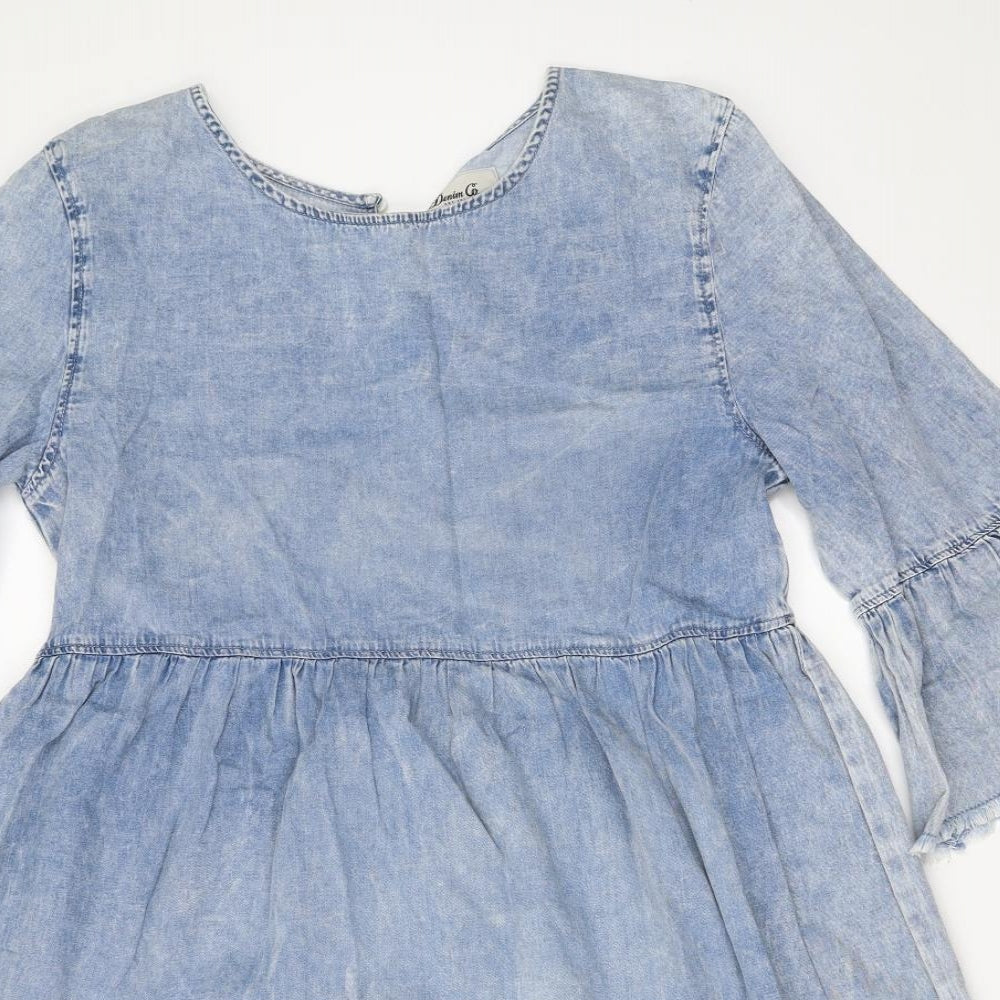 Primark Womens Blue  Denim Fit & Flare  Size 14