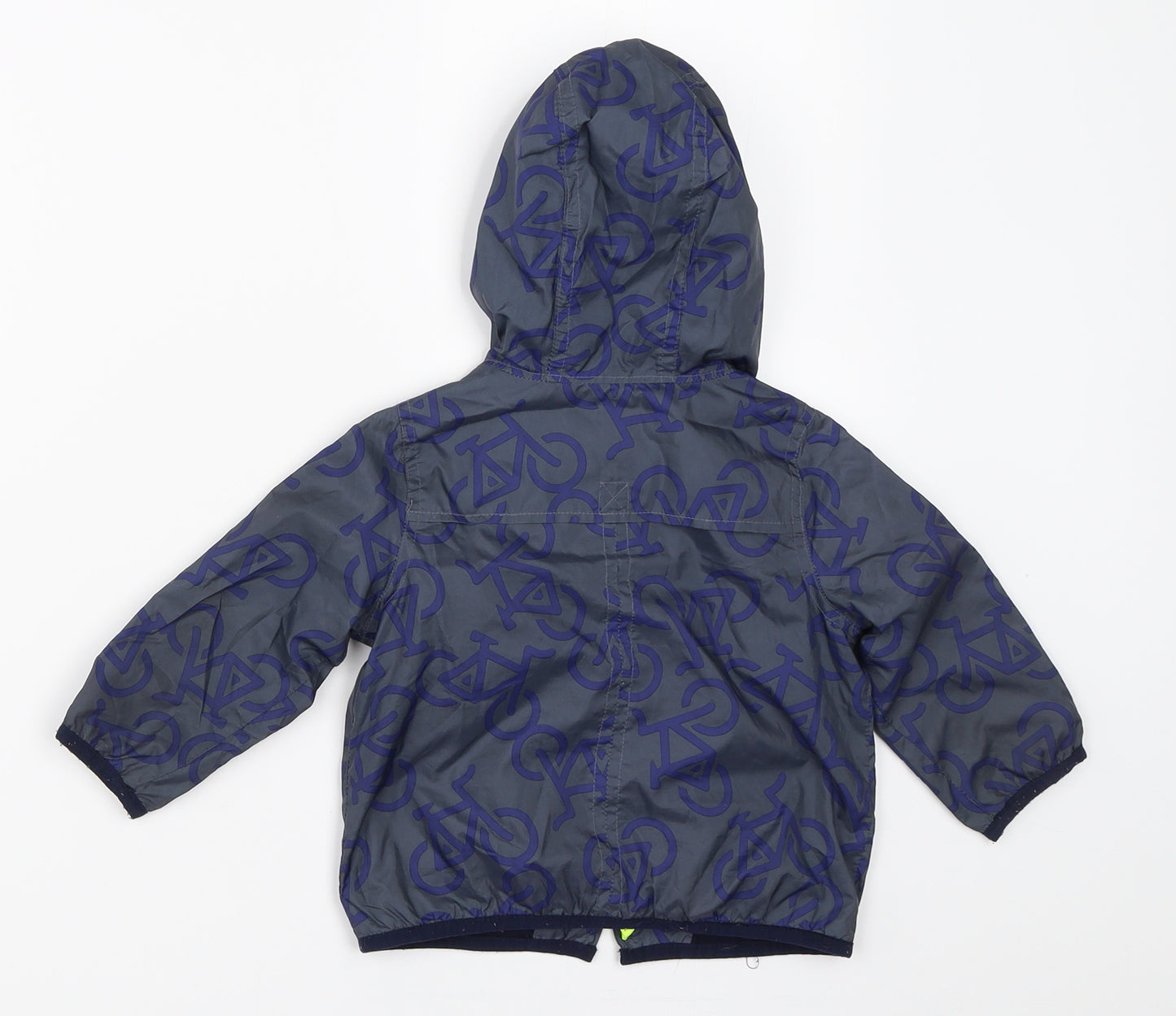 Gap Boys Grey   Windbreaker Coat Size 12-18 Months
