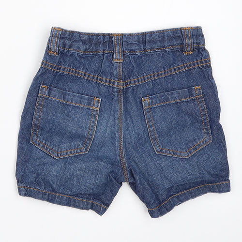George Boys Blue Batik Denim Cropped Jeans Size 18-24 Months