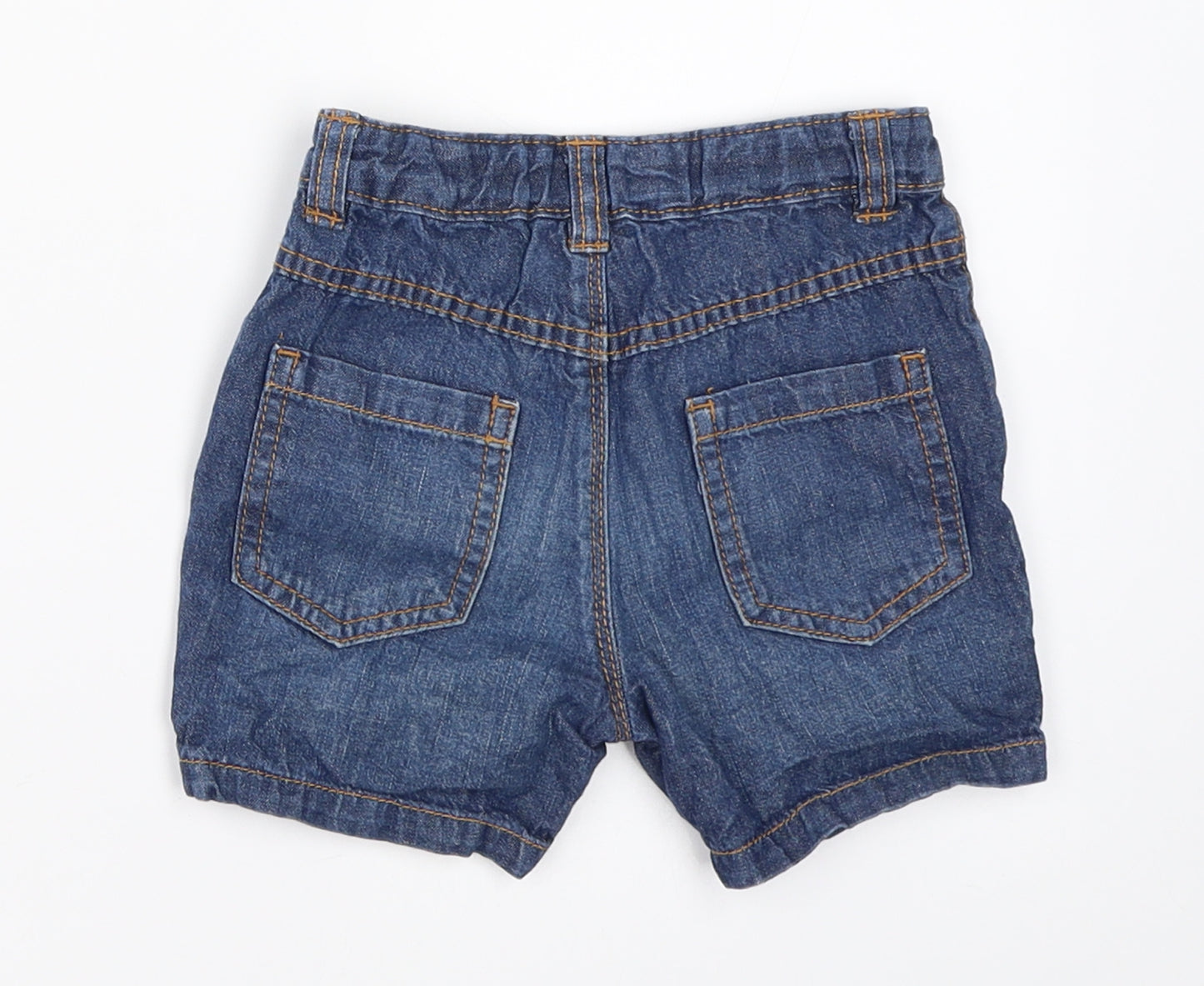 George Boys Blue Batik Denim Cropped Jeans Size 18-24 Months