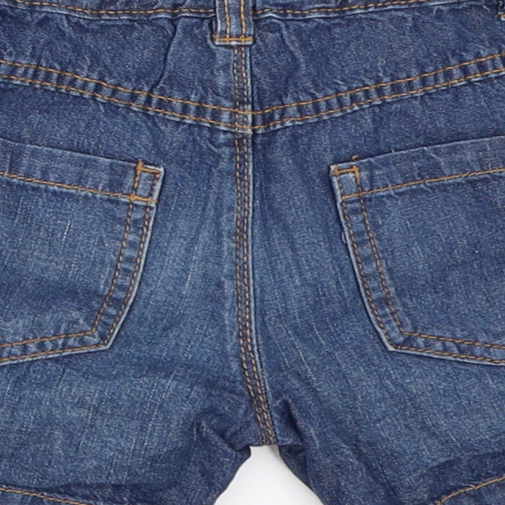 George Boys Blue Batik Denim Cropped Jeans Size 18-24 Months