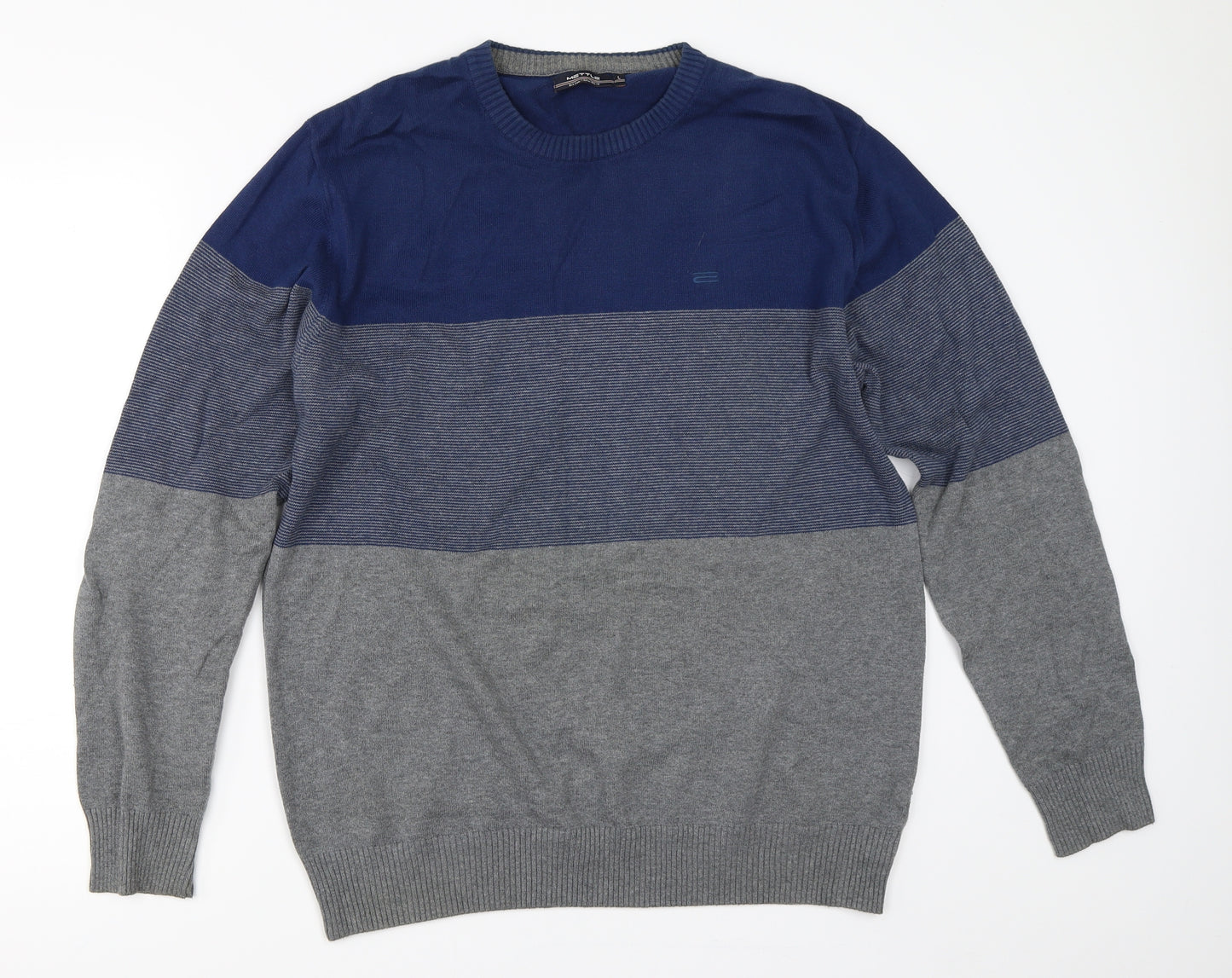 Mettle Mens Grey   Pullover Jumper Size L