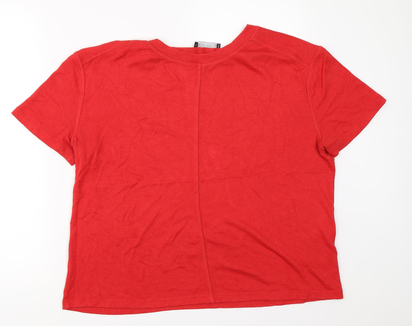 Marks and Spencer Womens Red   Pullover Jumper Size M