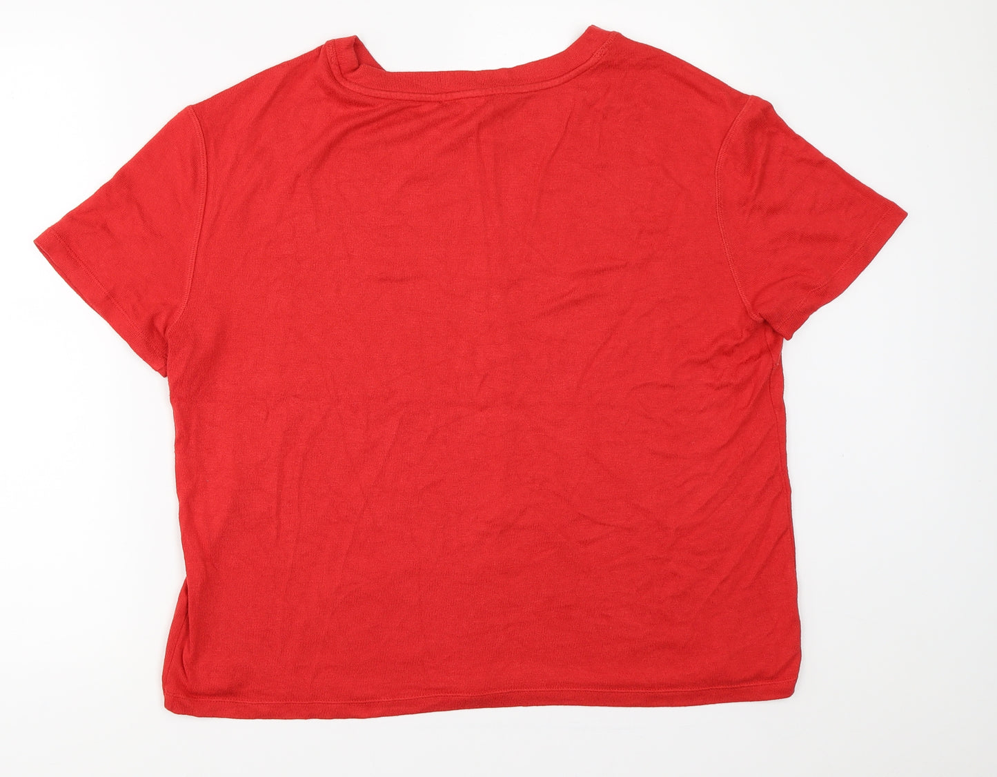 Marks and Spencer Womens Red   Pullover Jumper Size M