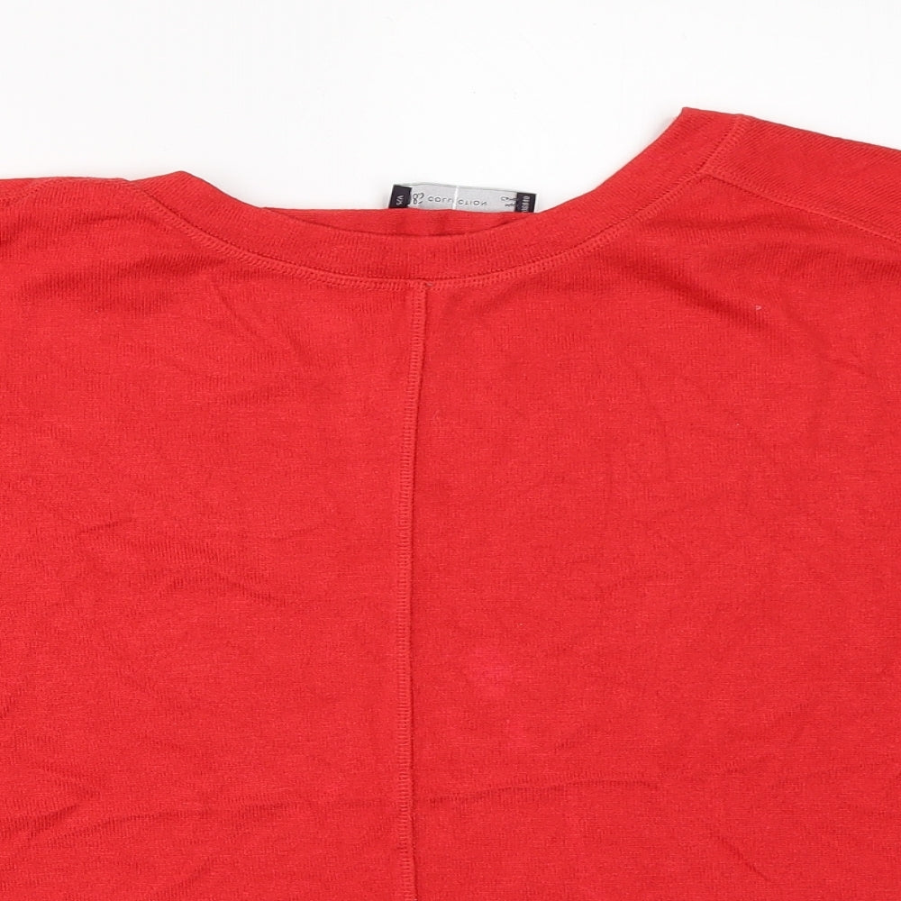 Marks and Spencer Womens Red   Pullover Jumper Size M
