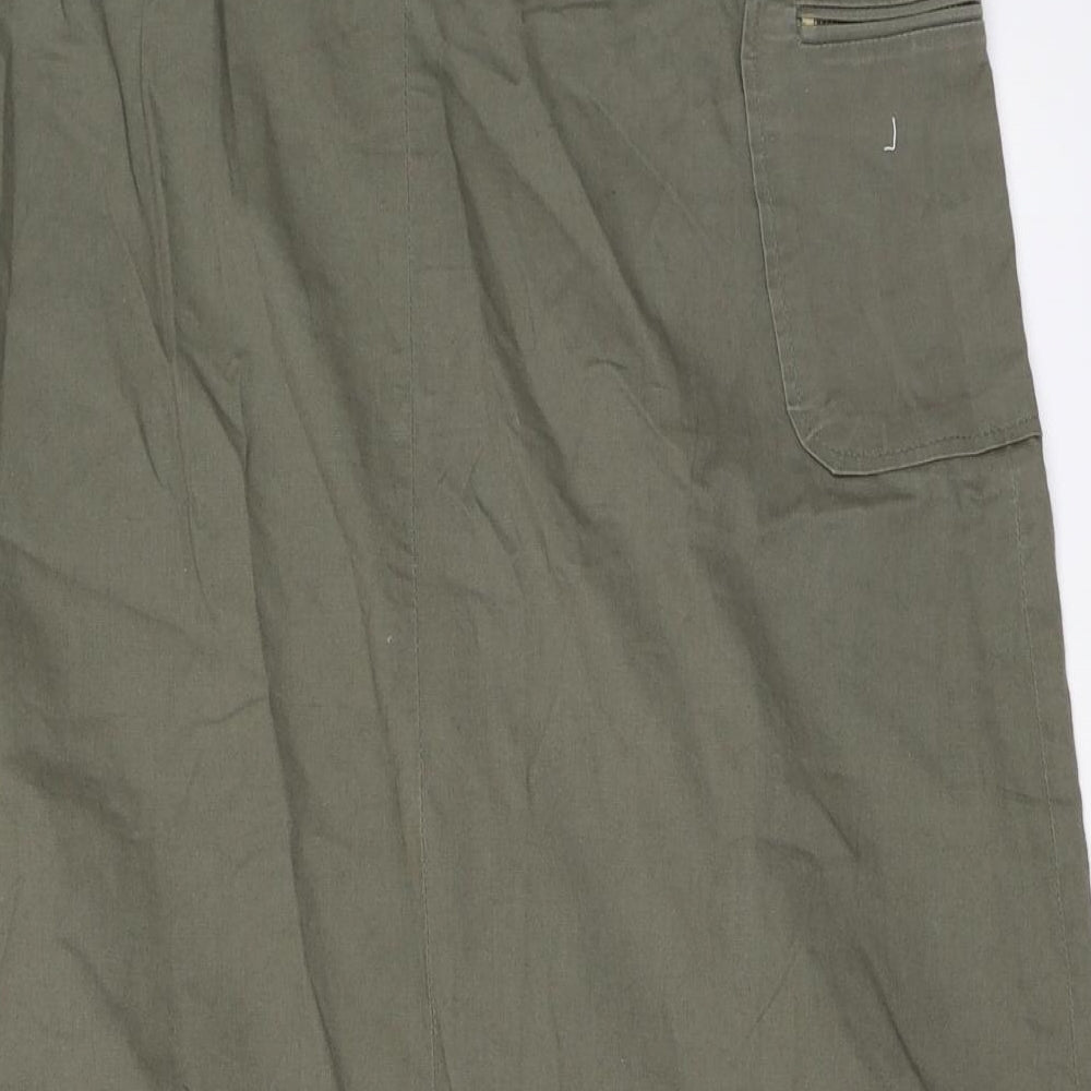 Naenae Womens Green   Flare Skirt Size 40