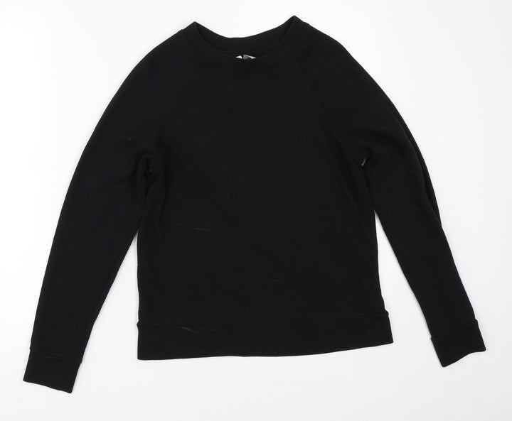 H&M Womens Black   Pullover Hoodie Size S