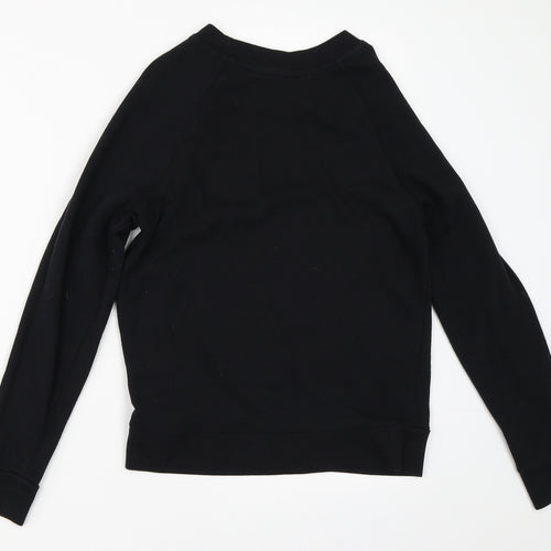 H&M Womens Black   Pullover Hoodie Size S