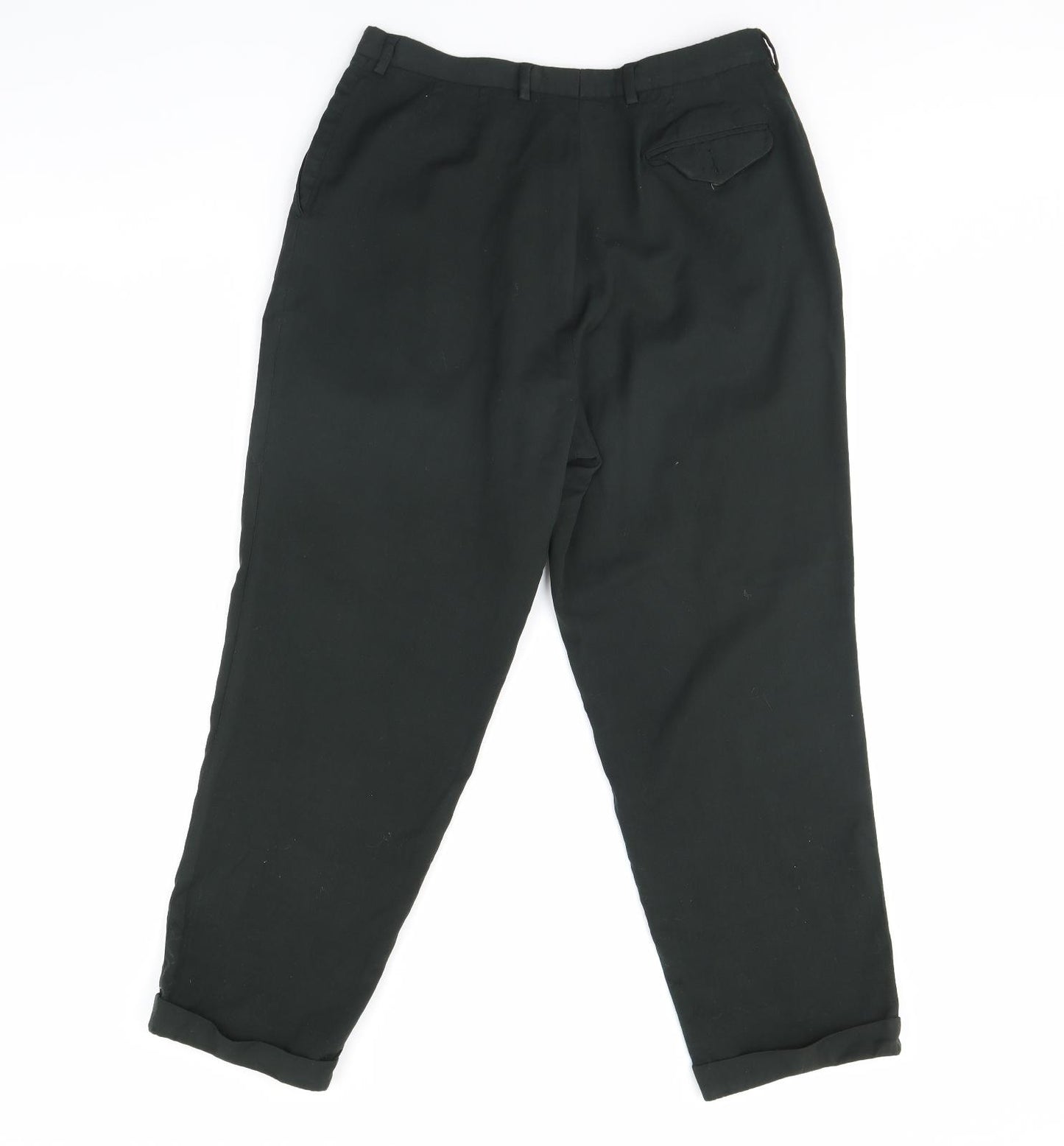 m&s Womens Green   Trousers  Size 16 L29 in