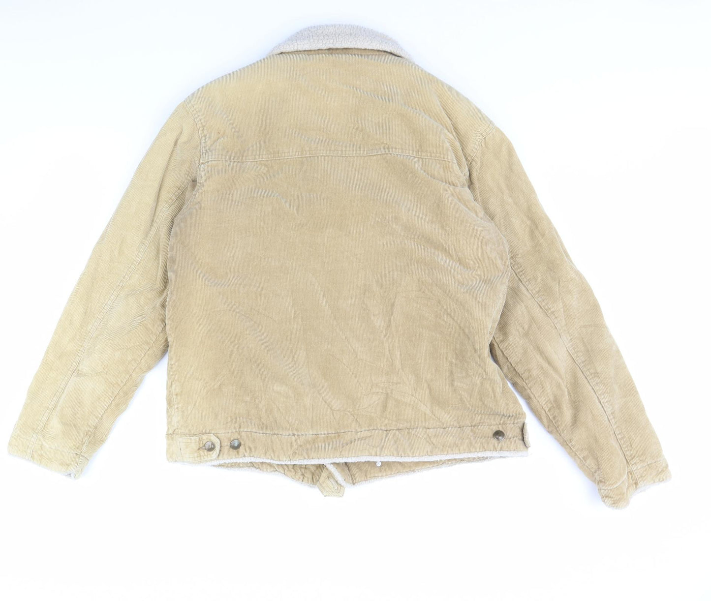 Etcetera Mens Beige  Corduroy Jacket Coat Size L