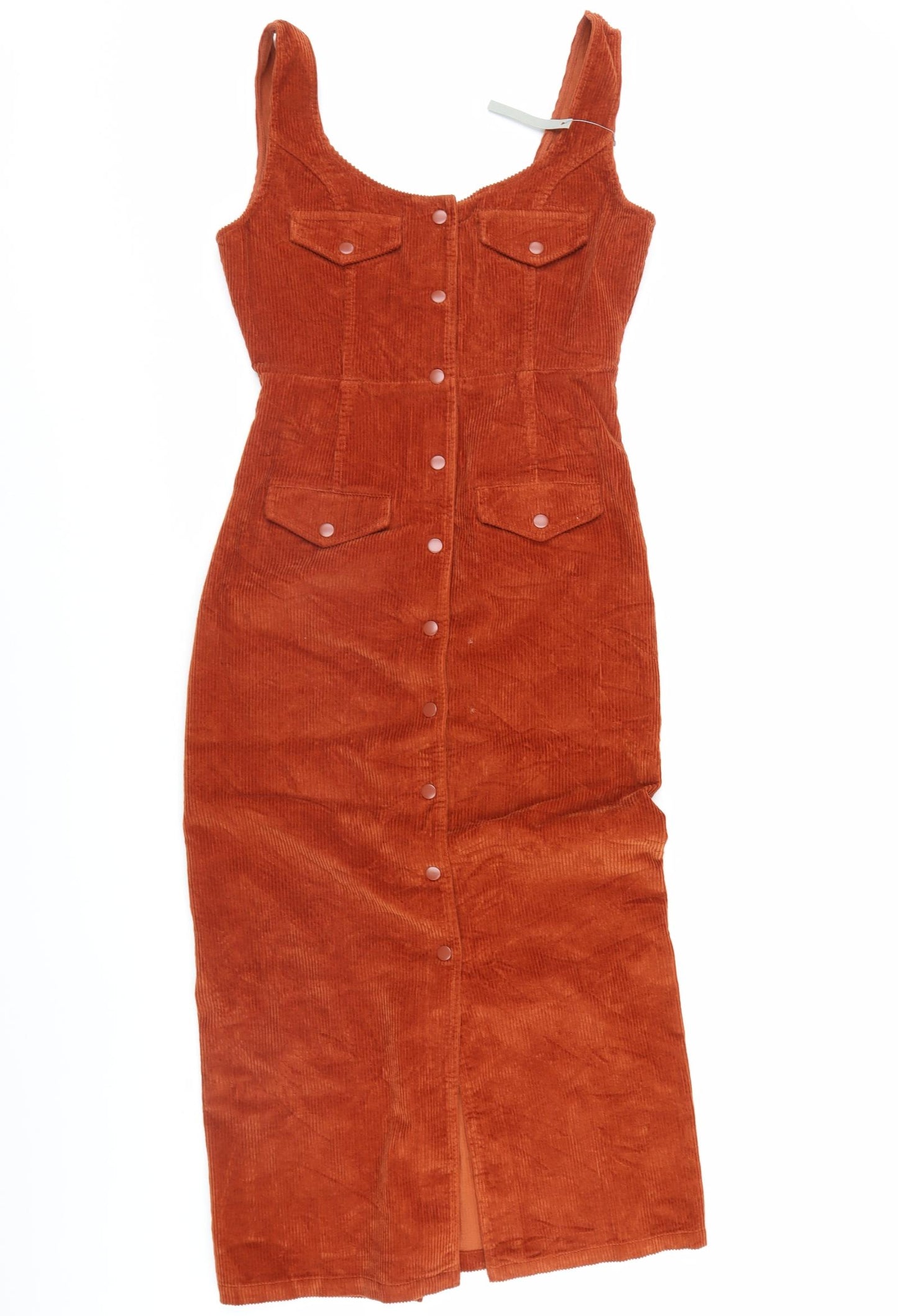 ASOS Womens Orange  Corduroy A-Line  Size 12