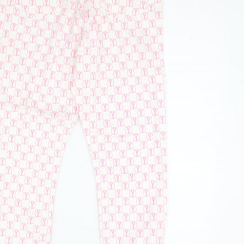 ASOS Womens White Geometric Denim Skinny Jeans Size 34 in L32 in