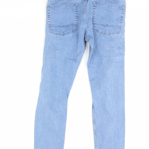 Preworn Womens Blue  Denim Straight Jeans Size 32 in L32 in