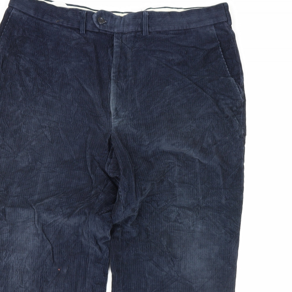 m&s Mens Blue   Trousers  Size 42 in L29 in