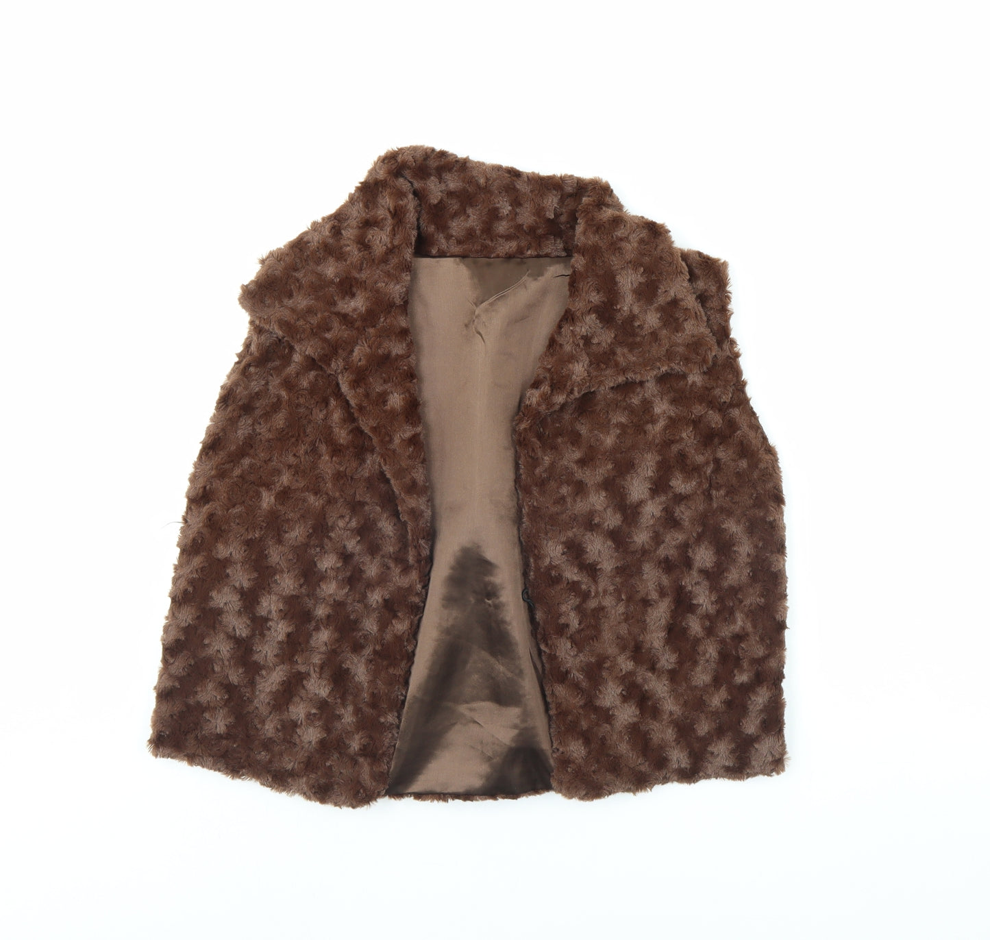 Preworn Womens Brown   Gilet Jacket Size S