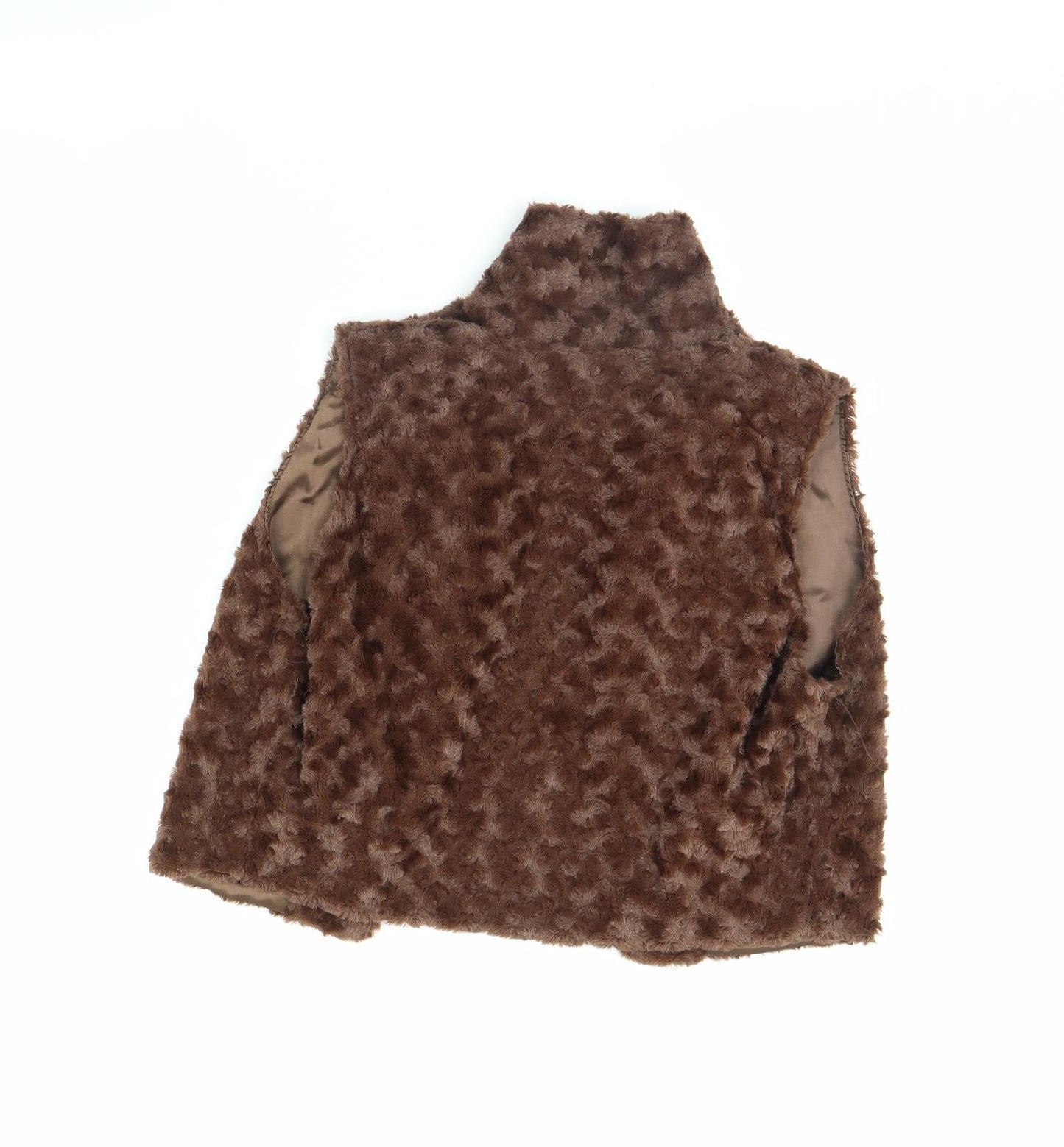 Preworn Womens Brown   Gilet Jacket Size S