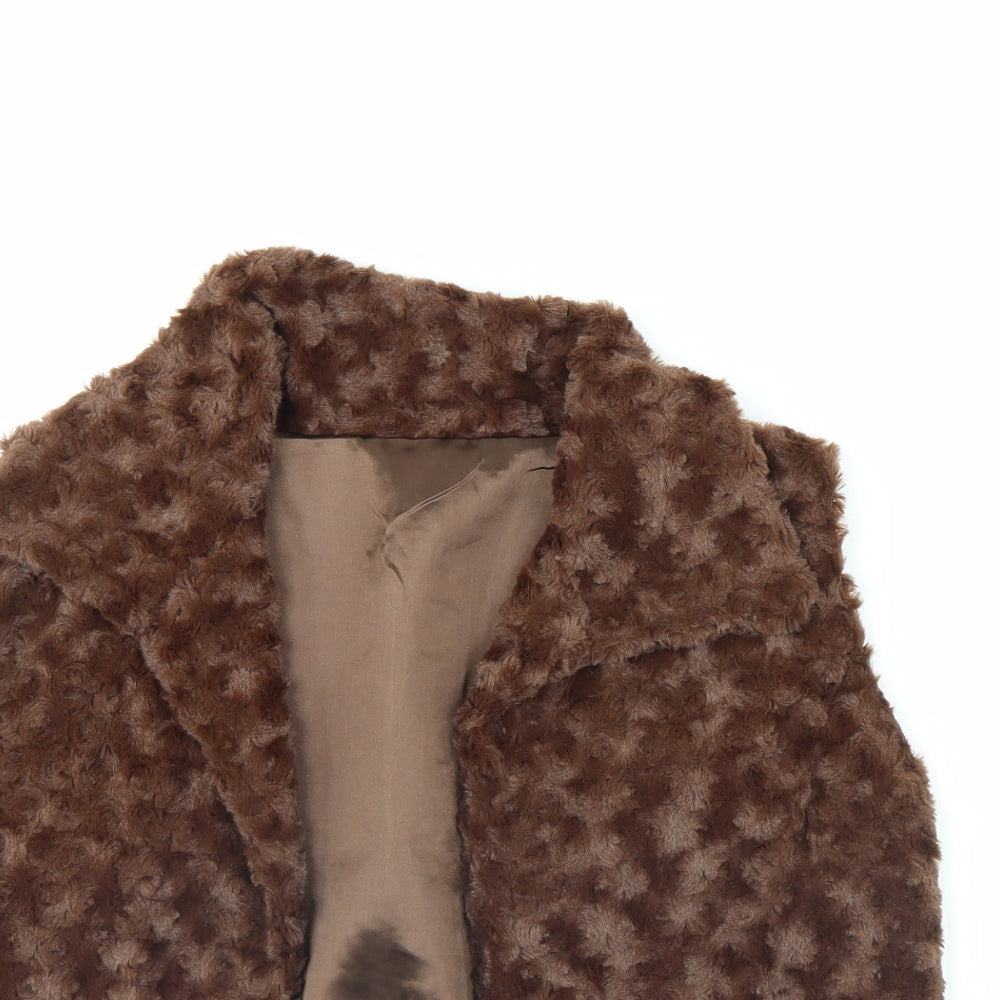 Preworn Womens Brown   Gilet Jacket Size S