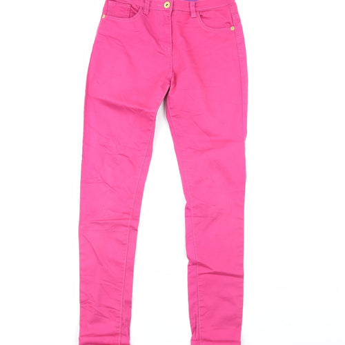 love 2 laugh Womens Pink  Denim Skinny Jeans Size 26 in L29 in