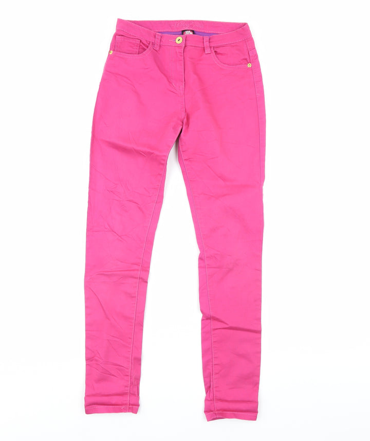 love 2 laugh Womens Pink  Denim Skinny Jeans Size 26 in L29 in