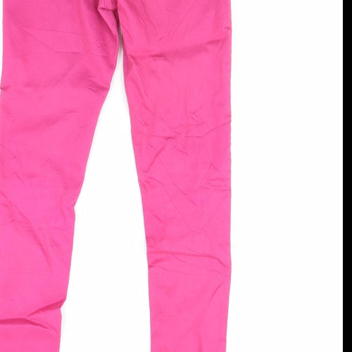 love 2 laugh Womens Pink  Denim Skinny Jeans Size 26 in L29 in