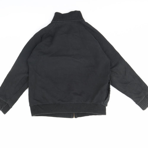 Blue Base Womens Black  Rayon Jacket  Size S