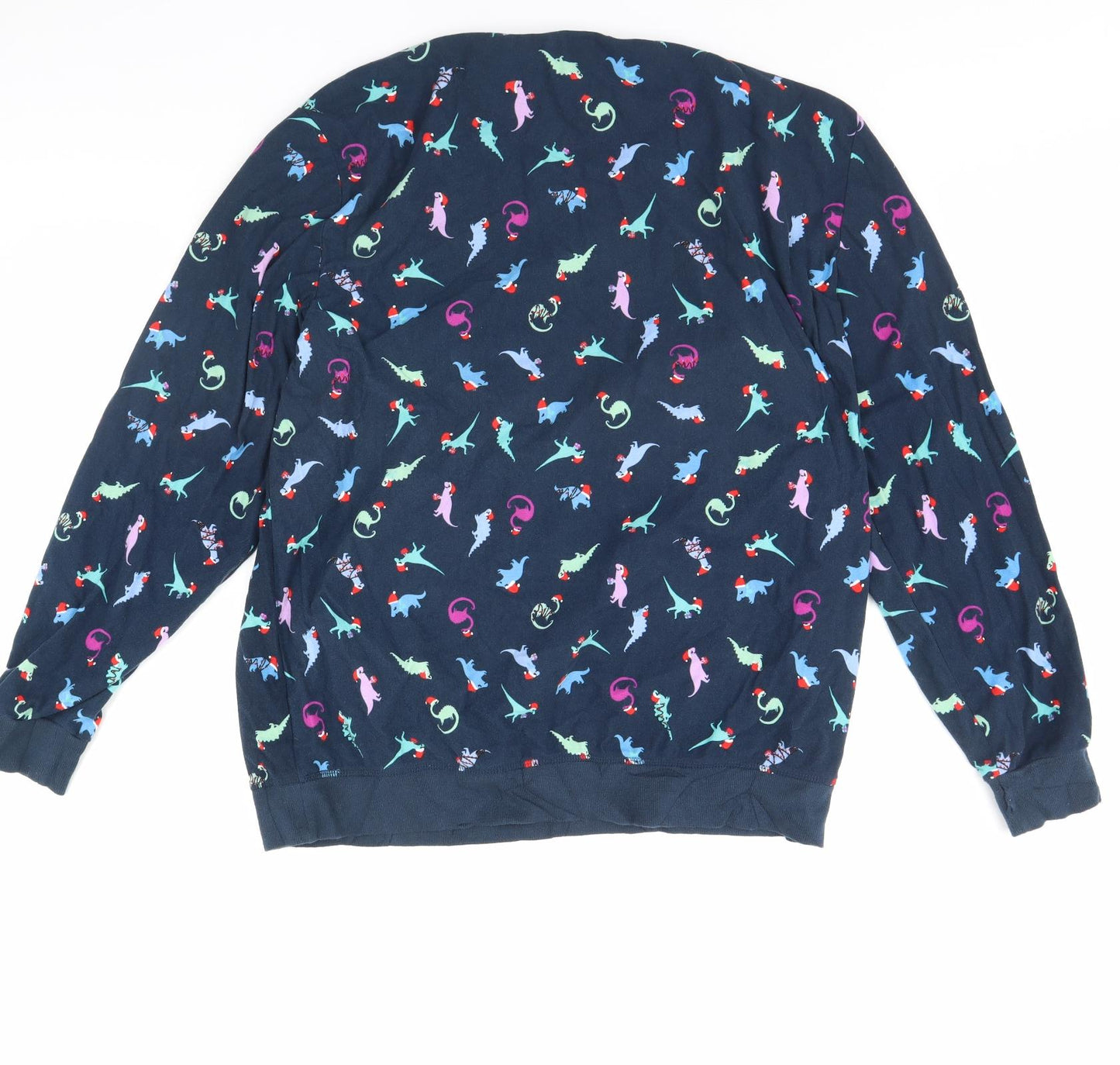 NEXT Mens Blue Spotted   Pyjama Top Size XL  - Christmas