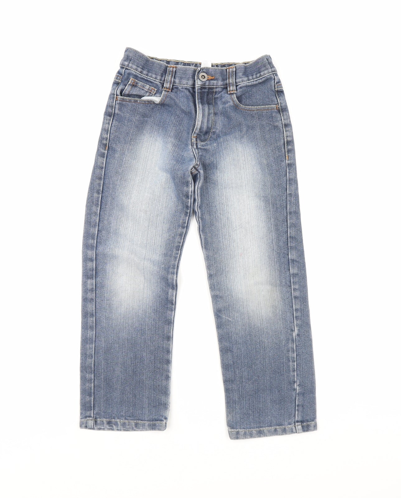 George Boys Blue  Denim Straight Jeans Size 7 Years