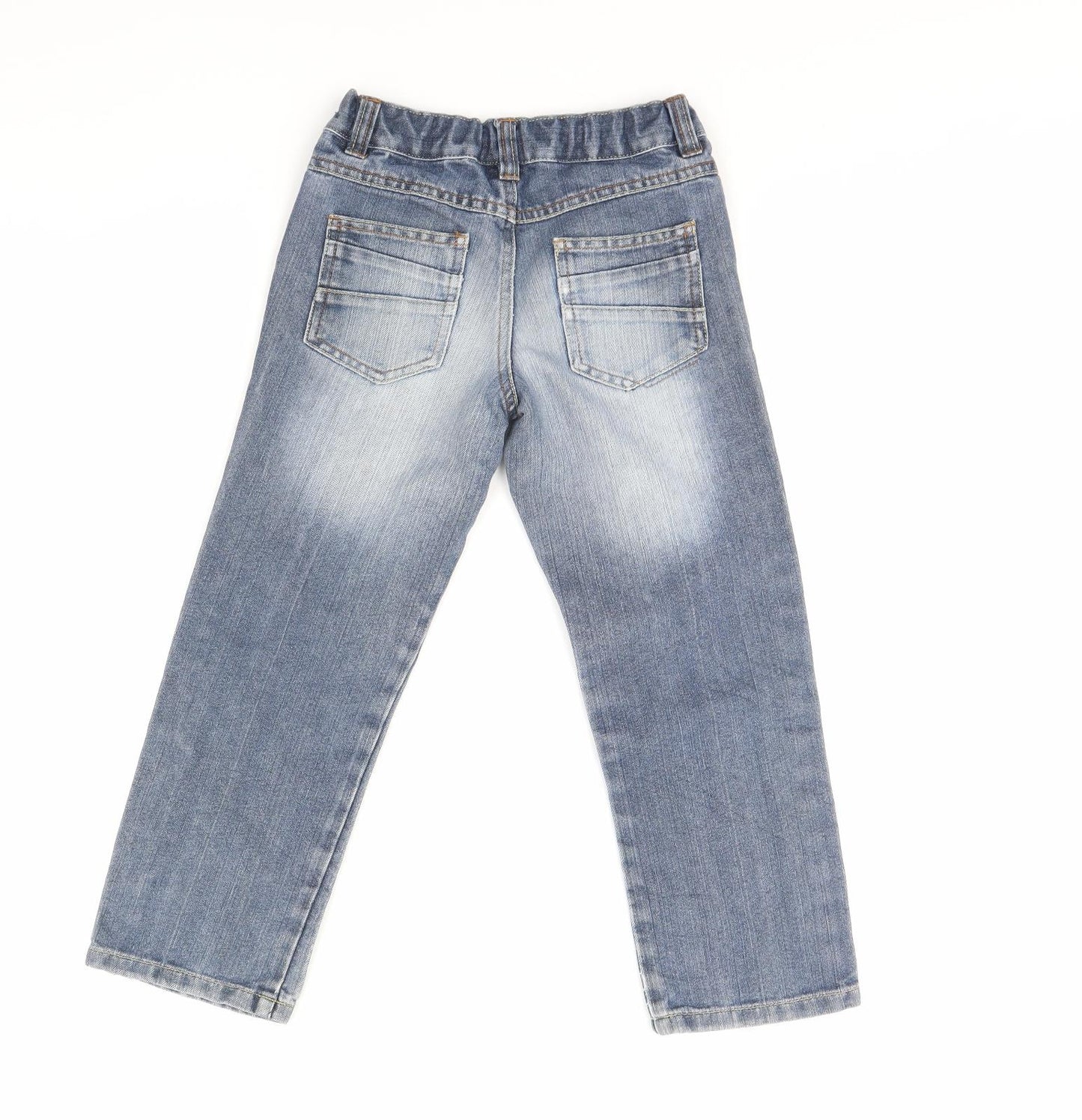 George Boys Blue  Denim Straight Jeans Size 7 Years
