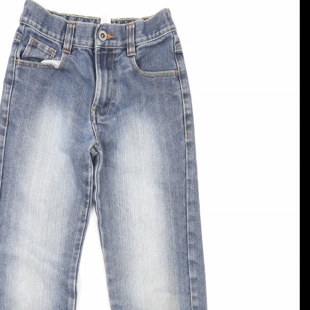 George Boys Blue  Denim Straight Jeans Size 7 Years