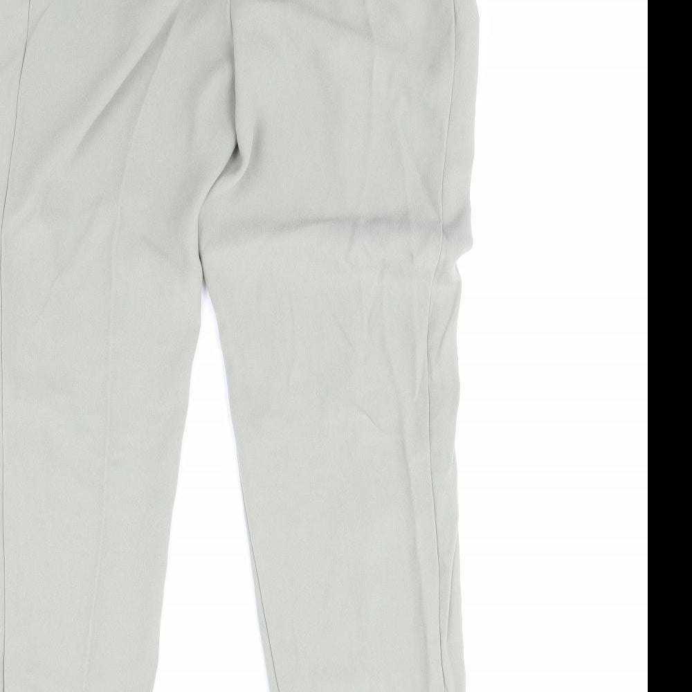 m&s Womens Green   Trousers  Size 8 L29 in