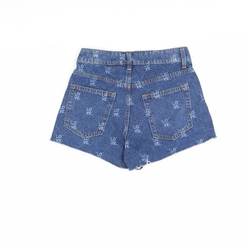 Divided Womens Blue  Denim Cut-Off Shorts Size 6