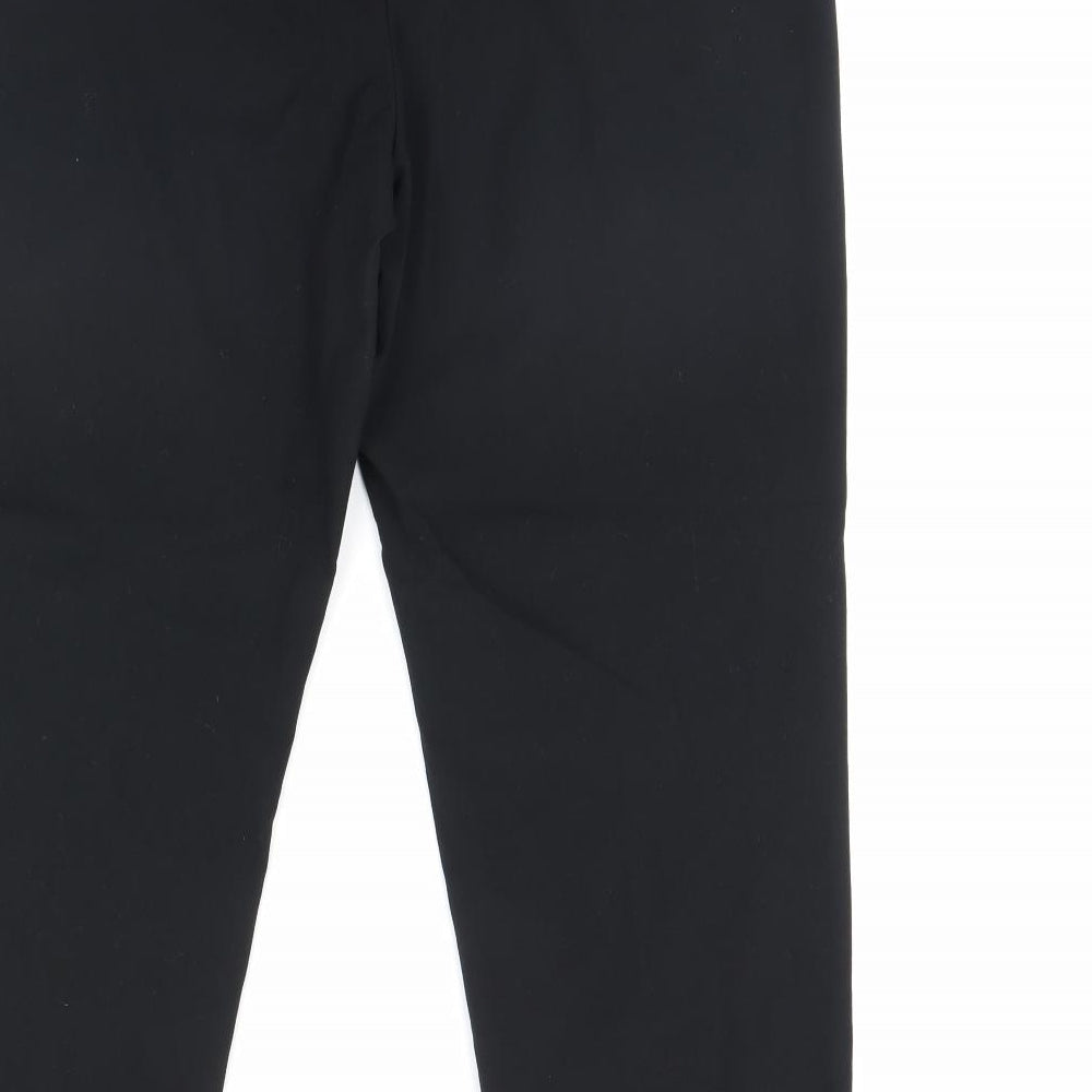 m&s Womens Black   Dress Pants Trousers Size 18 L28 in