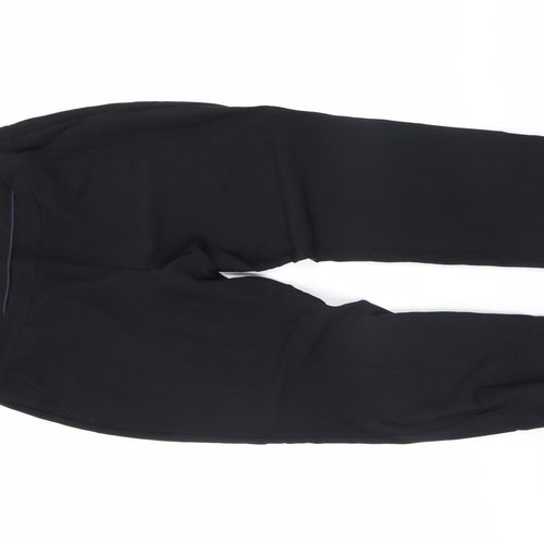 M&s Womens Black   Dress Pants Trousers Size 37 in L30 in