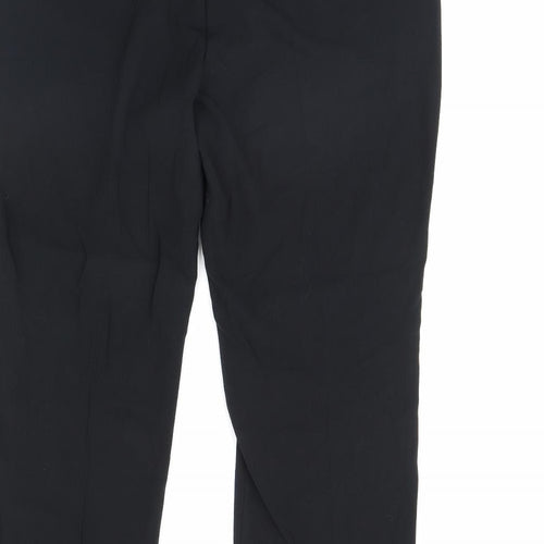 M&s Womens Black   Dress Pants Trousers Size 37 in L30 in