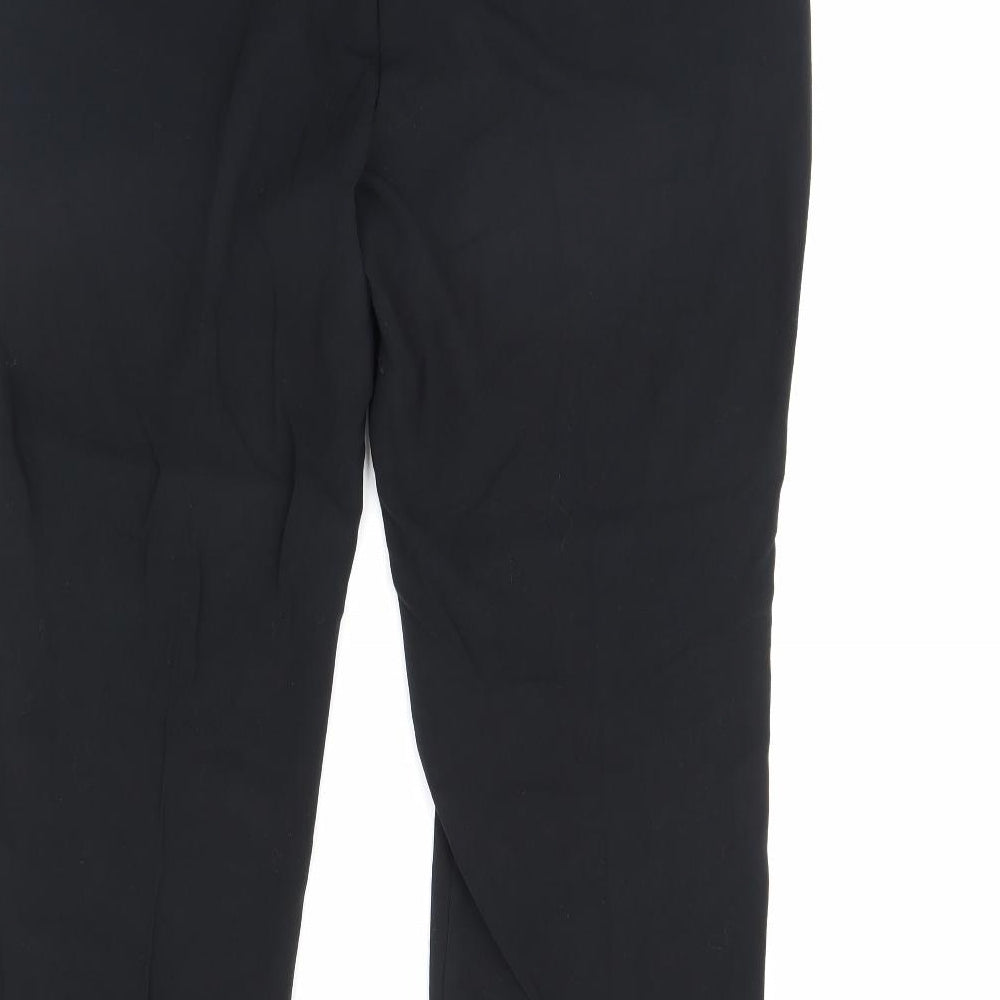 M&s Womens Black   Dress Pants Trousers Size 37 in L30 in