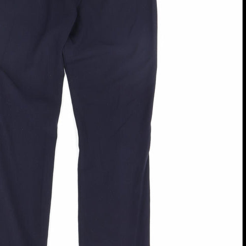m&s Womens Blue   Dress Pants Trousers Size 12 L30 in