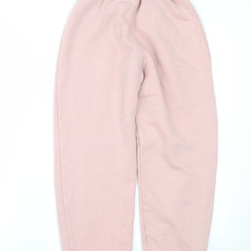 PRETTYLITTLETHING Womens Pink   Sweatpants Trousers Size 6 L24 in