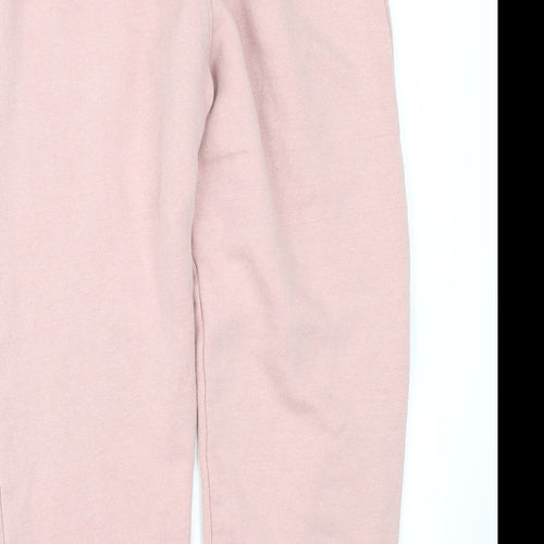 PRETTYLITTLETHING Womens Pink   Sweatpants Trousers Size 6 L24 in