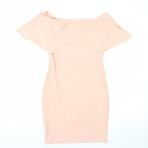 PRETTYLITTLETHING Womens Pink   A-Line  Size 8
