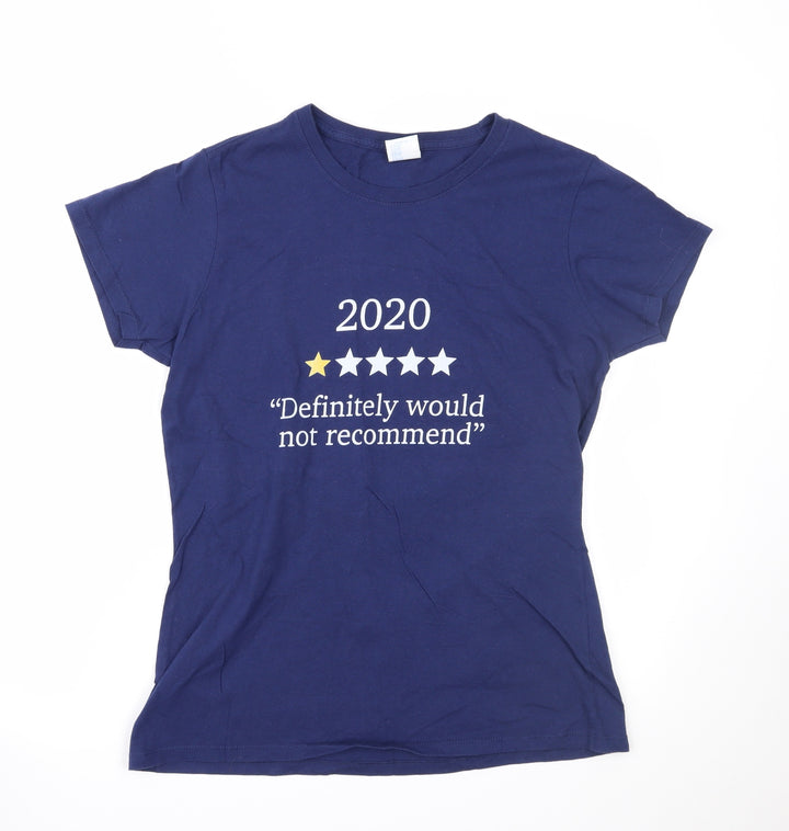 Port & Company Womens Blue Basic T-Shirt Size M
