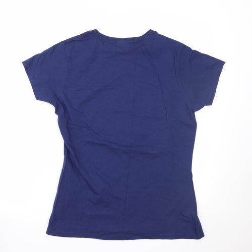 Port & Company Womens Blue   Basic T-Shirt Size M
