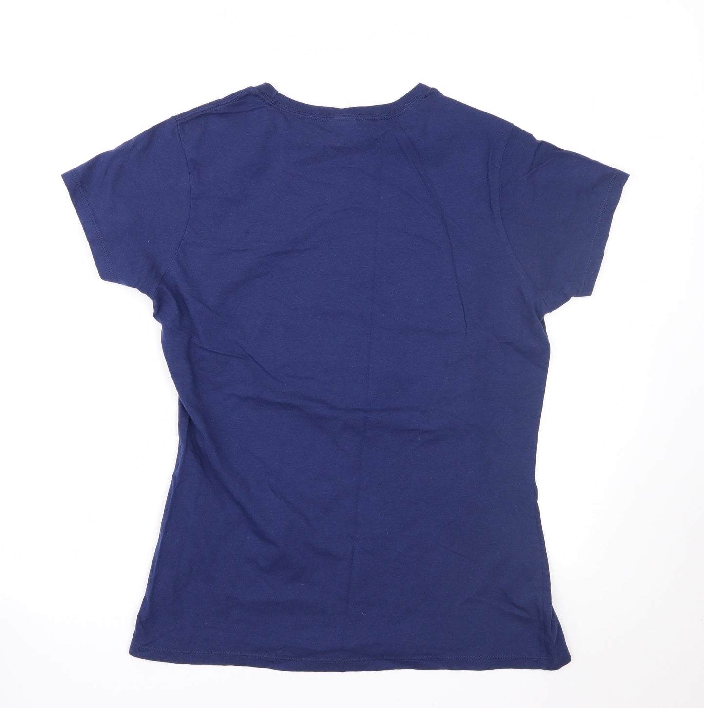 Port & Company Womens Blue   Basic T-Shirt Size M