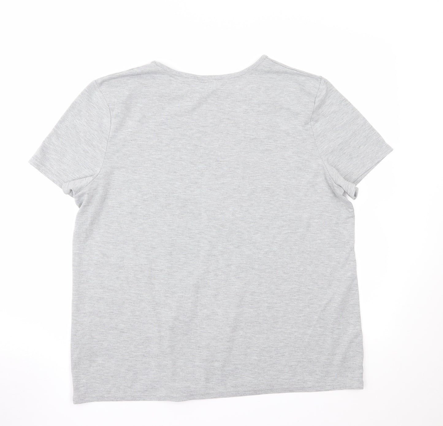 Dorothy Perkins Womens Grey   Basic T-Shirt Size 16