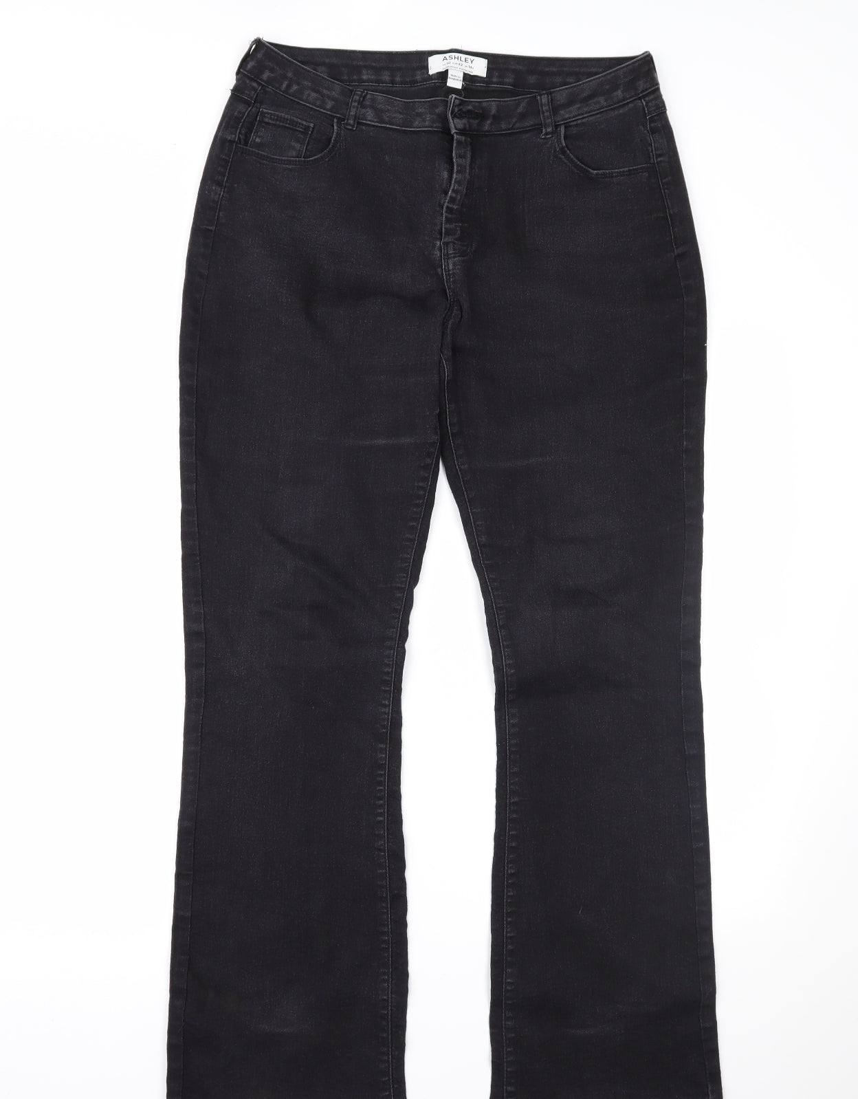 Dorothy Perkins Womens Black   Straight Jeans Size 14 L30 in